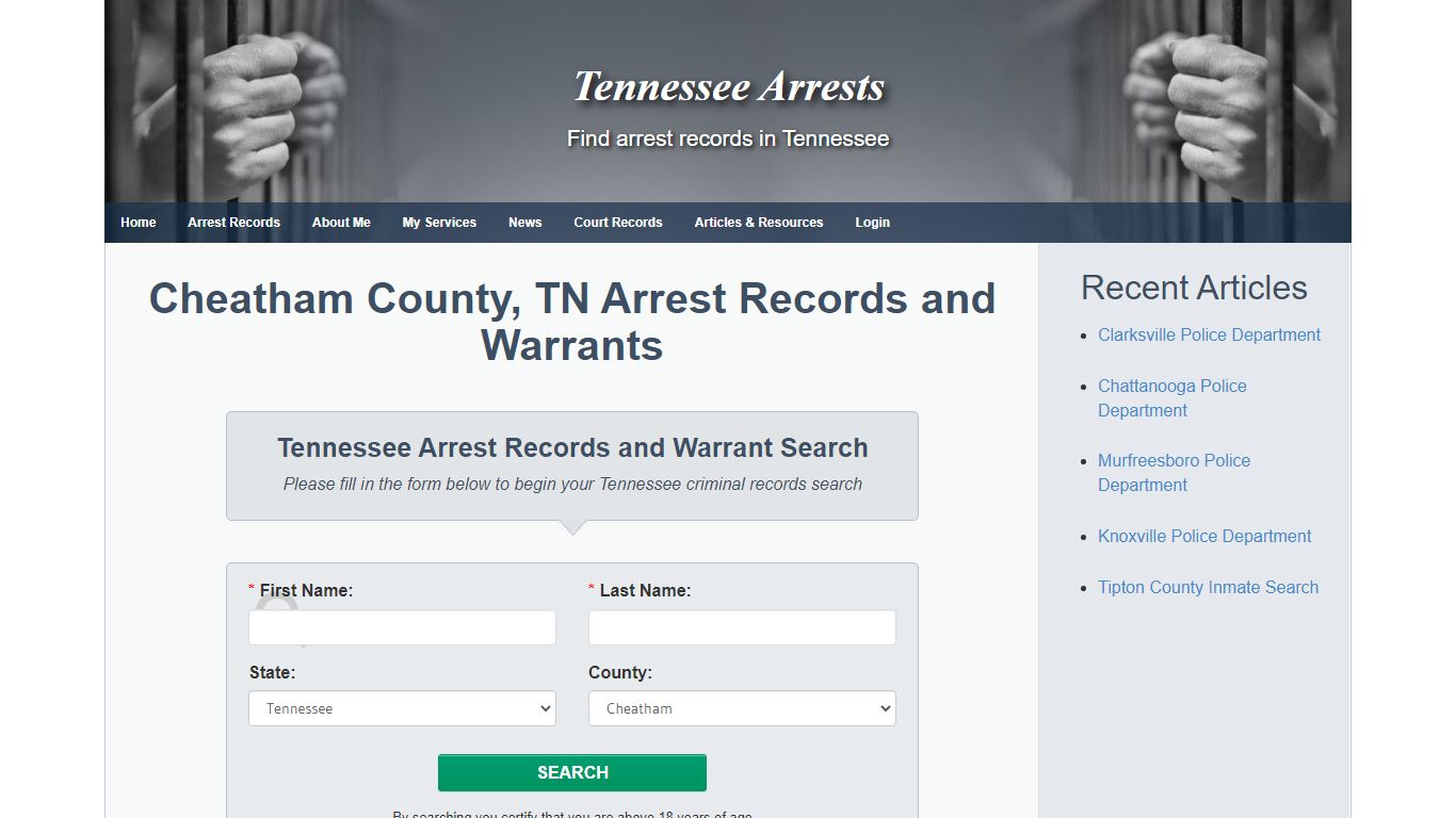 Cheatham County, TN Arrest Records and Warrants ...